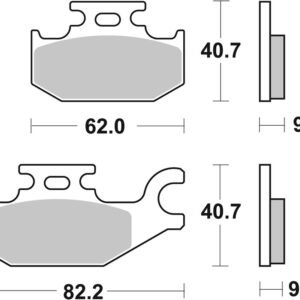 Pastillas de freno sinterizadas Brembo 07GR49SD