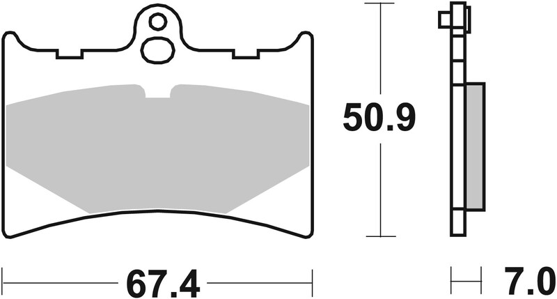 Pastillas de freno sinterizadas racing BREMBO 07GR56SR
