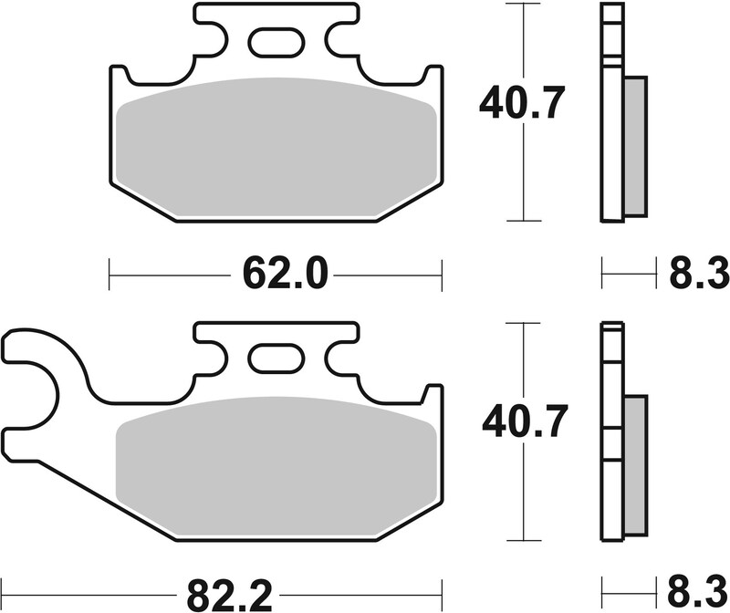 Pastillas de freno sinterizadas Brembo 07GR74SD