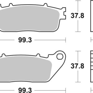 Pastillas de freno sinterizadas Brembo 07HO13SP