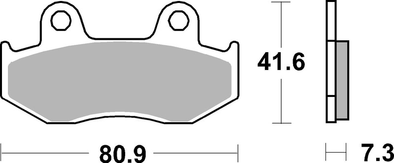 Pastillas de freno sinterizadas de competición Brembo 07HO15SX