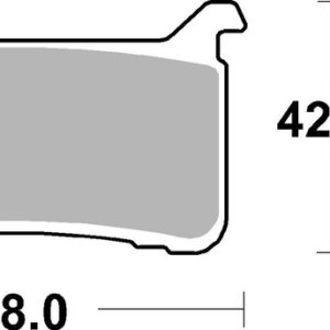 Pastillas de freno sinterizadas racing BREMBO 07HO63SR