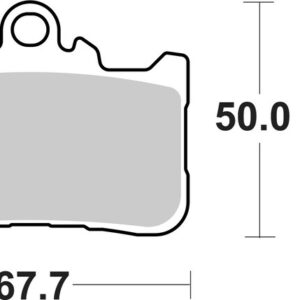 Pastillas de freno BREMBO sinterizadas - 07HO72SA