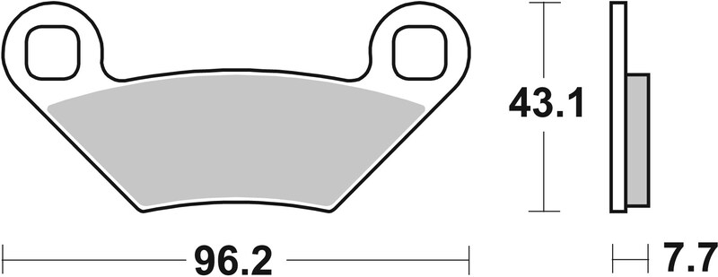 Pastillas de freno sinterizadas Brembo 07PO11SD