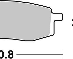 Pastillas de freno sinterizadas de competición Brembo 07YA13SX