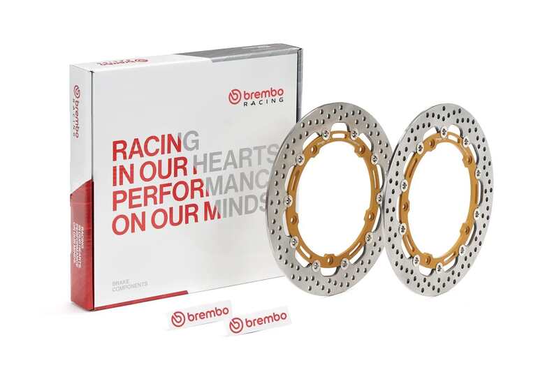 Juego de discos de freno BREMBO UPGRADE Supersport redondo flotante - pareja