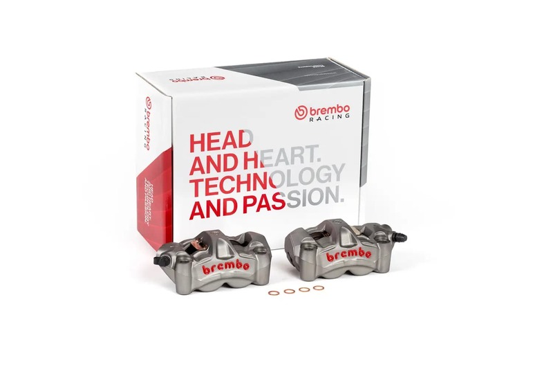 Pinza de freno delantero radial BREMBO UPGRADE M50 4 pistones Ø30 mm