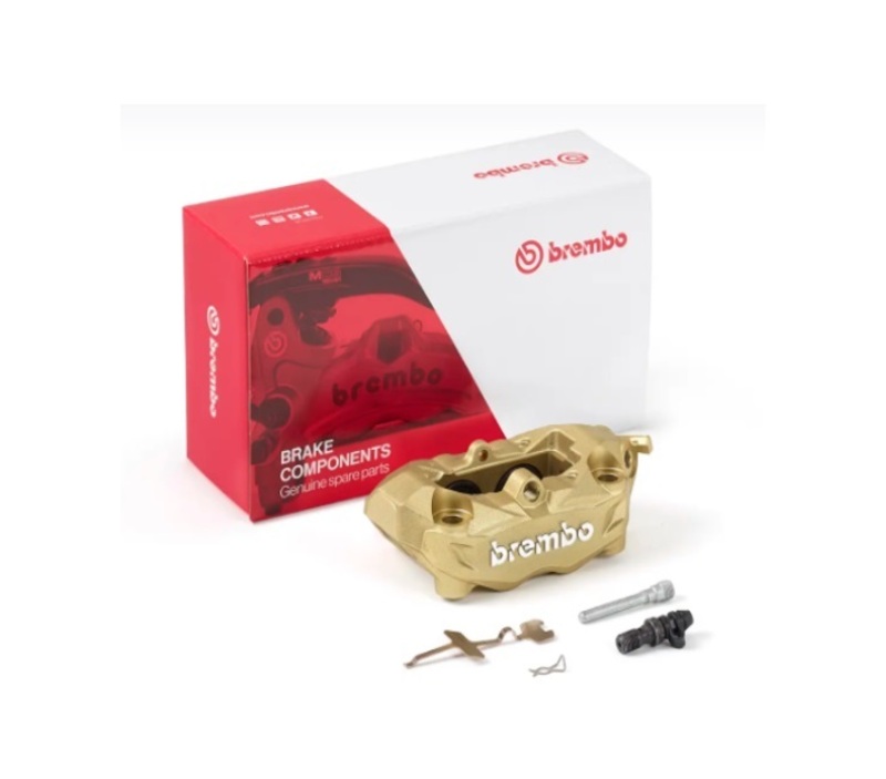 Pinza de freno BREMBO M4 delantero izquierdo oro Ø32mm