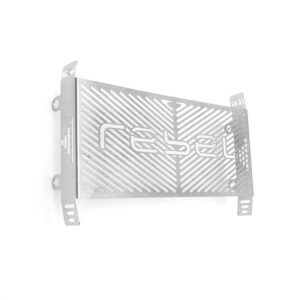 Protector de radiador con marca R&G RACING acero inoxidable