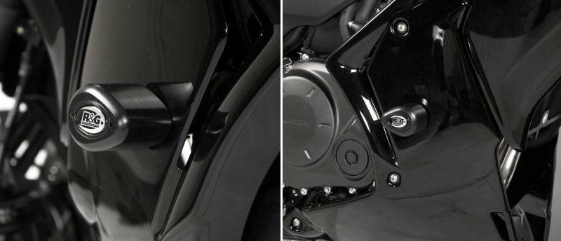 Protectores de carenado R&G RACING Aero - negro