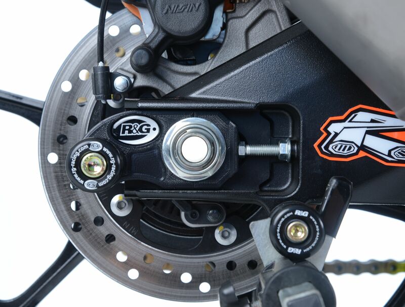 Diábolos R&G RACING con placa de montaje - negro