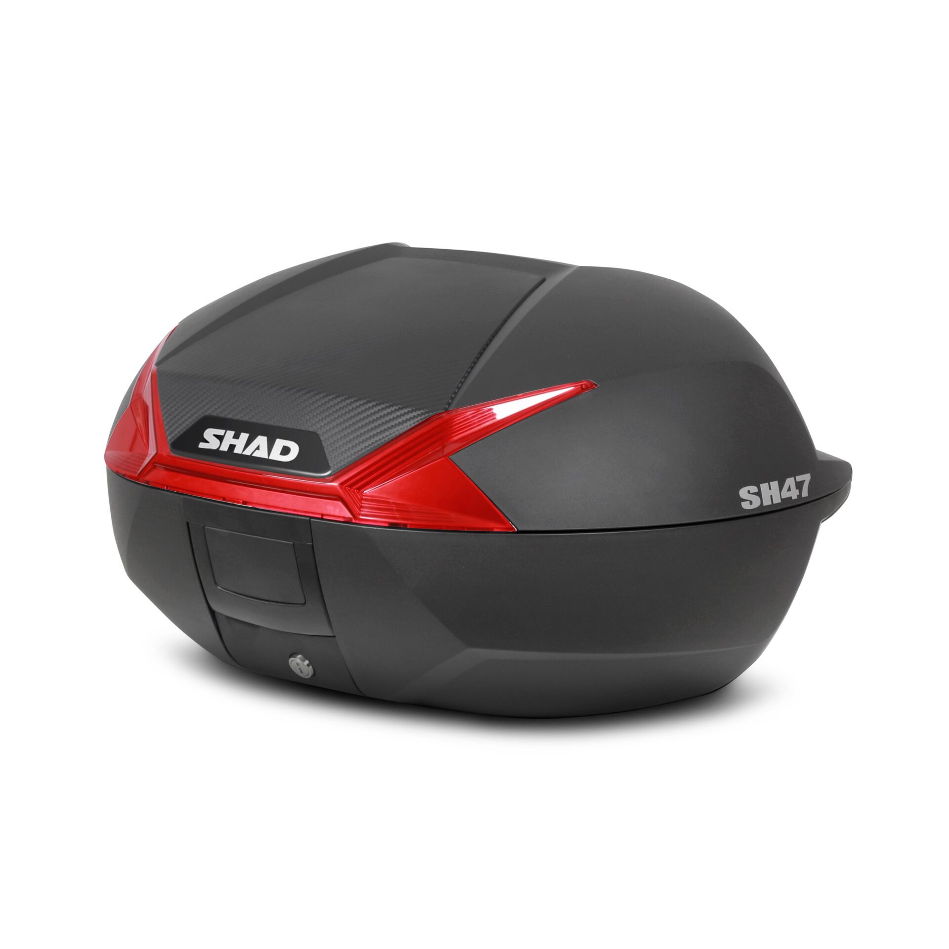 Top Case Sh47 Reflector Rojo