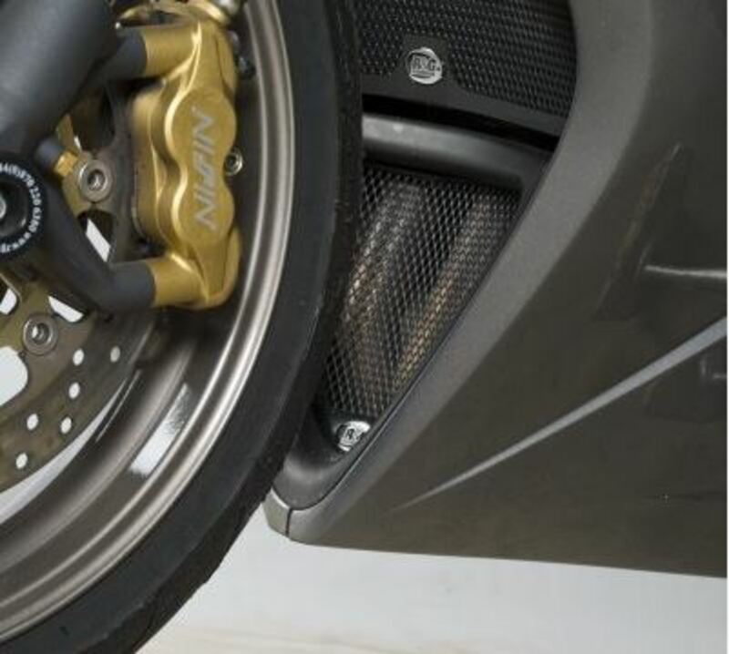 R&G RACING Aluminium Downpipe grille - Triumph Daytona 675