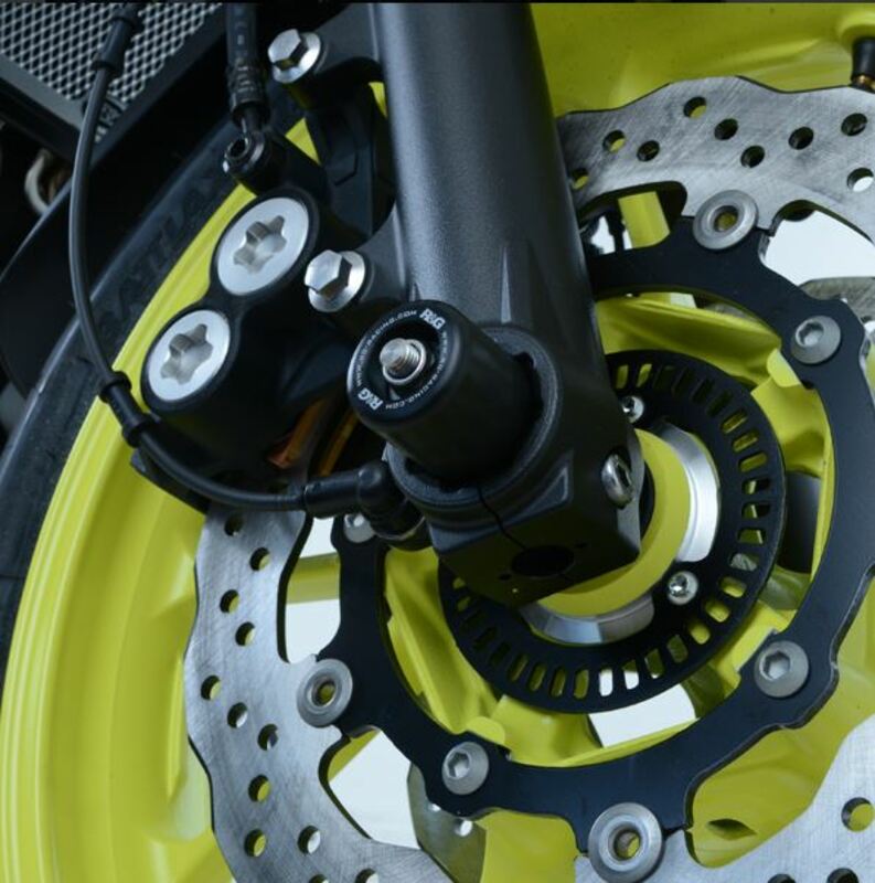 R&G RACING Fork Protectors Black Yamaha MT-07