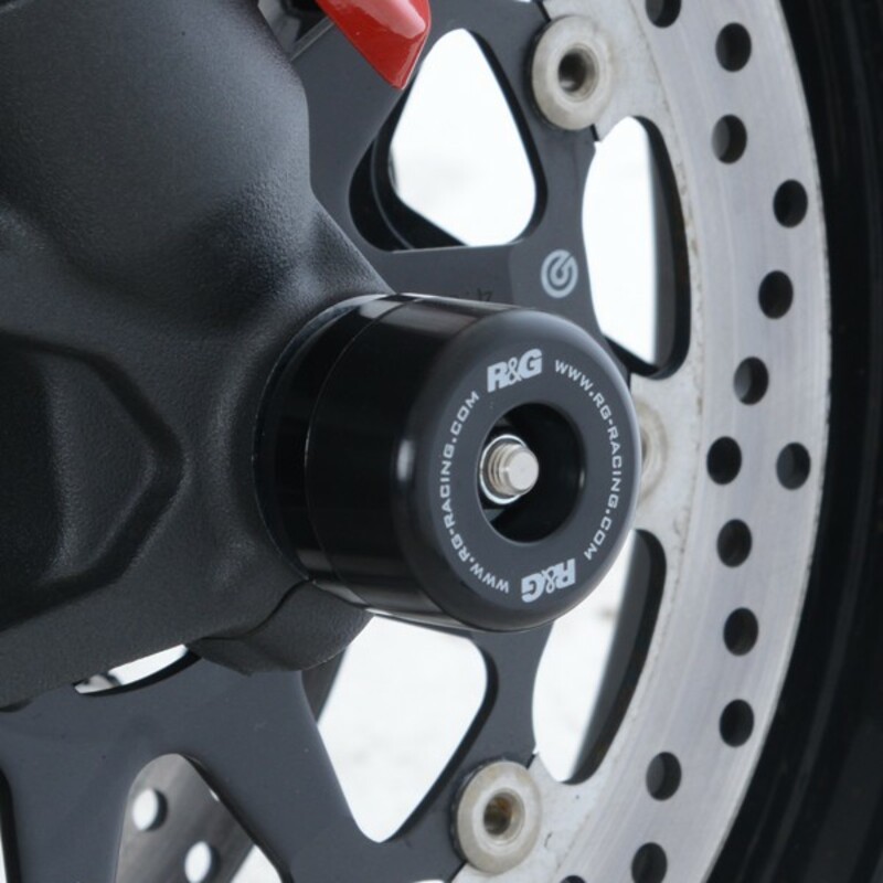 R&G RACING Fork Guard Black Black Ducati Hypermotard 950