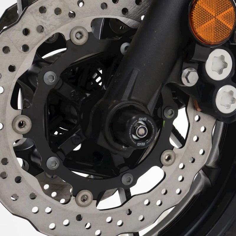 R&G RACING Fork Protectors - Black Yamaha Tracer 7 GT