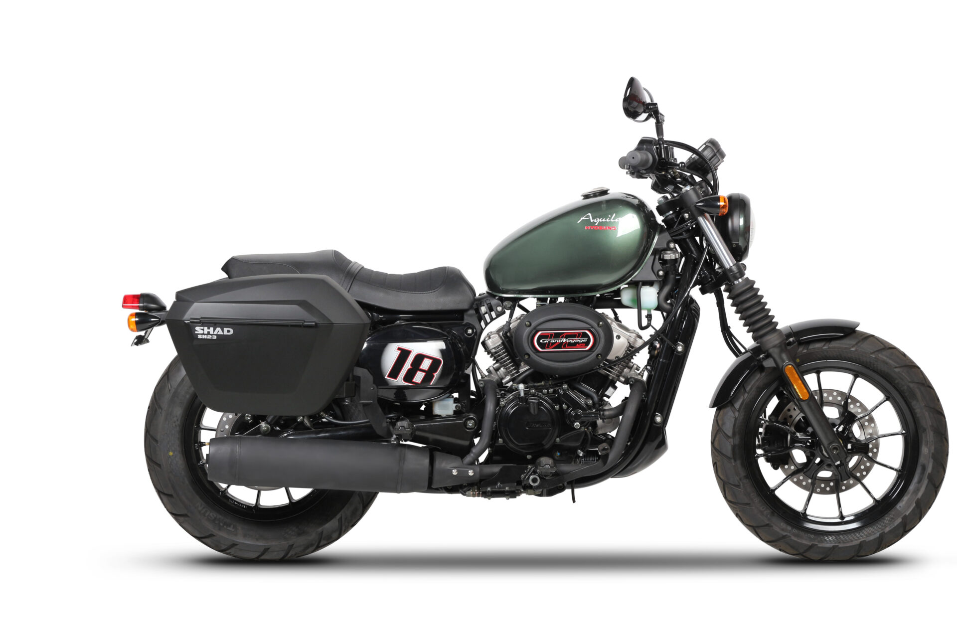 3P System Fijacion Lateral Hyosung Gv 125 Aquila