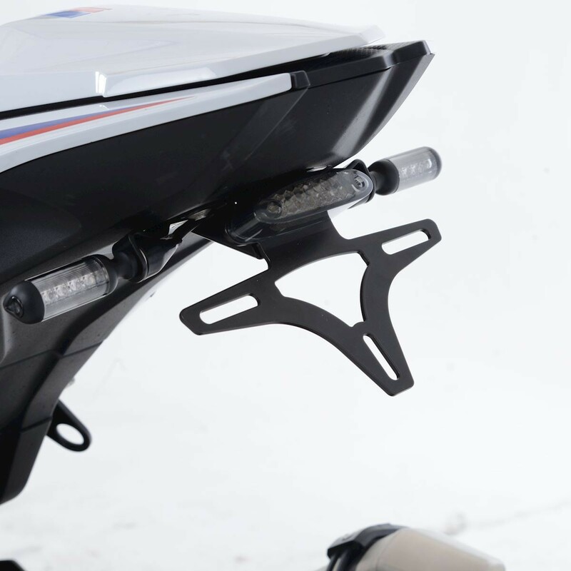 Portamatrículas R&G RACING con piloto trasero (no compatible con intermitentes OEM)