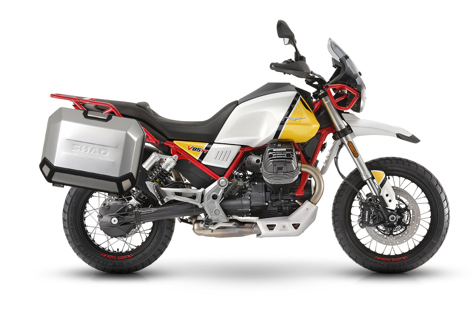 4P System Fijacion Lateral Moto Guzzi V85Tt