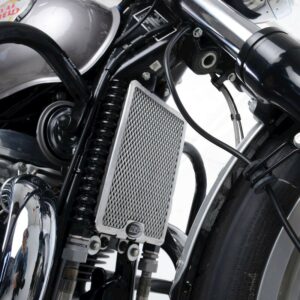 Protector de radiador de aceite R&G RACING - negro