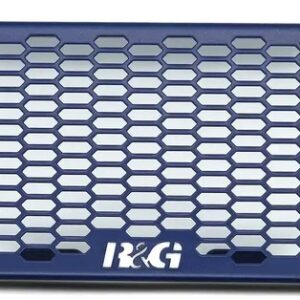 Protector de radiador de aceite R&G RACING Pro aluminio - Azul