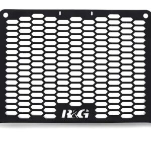 Protector de radiador de aceite R&G RACING Pro aluminio - Negro