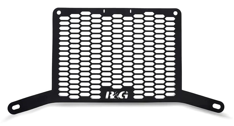 Protector de radiador de aceite R&G RACING Pro aluminio - Negro