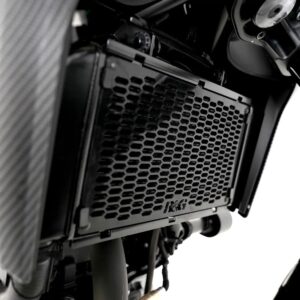 Protector de radiador R&G RACING Pro aluminio - Negro