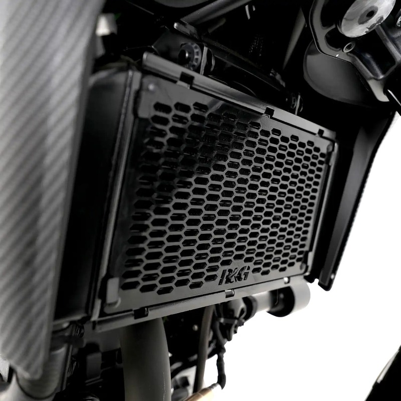 Protector de radiador R&G RACING Pro aluminio - Negro