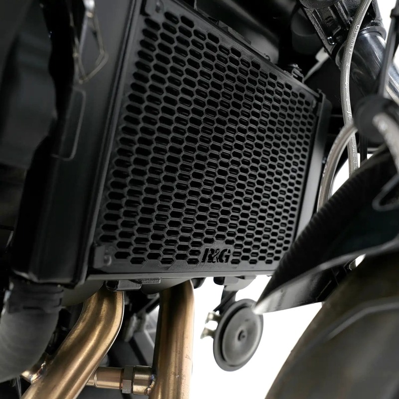 Protector de radiador R&G RACING Pro aluminio - Negro