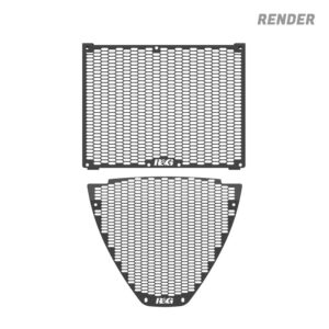Protectores de radiador + rejilla de colector R&G RACING Pro
