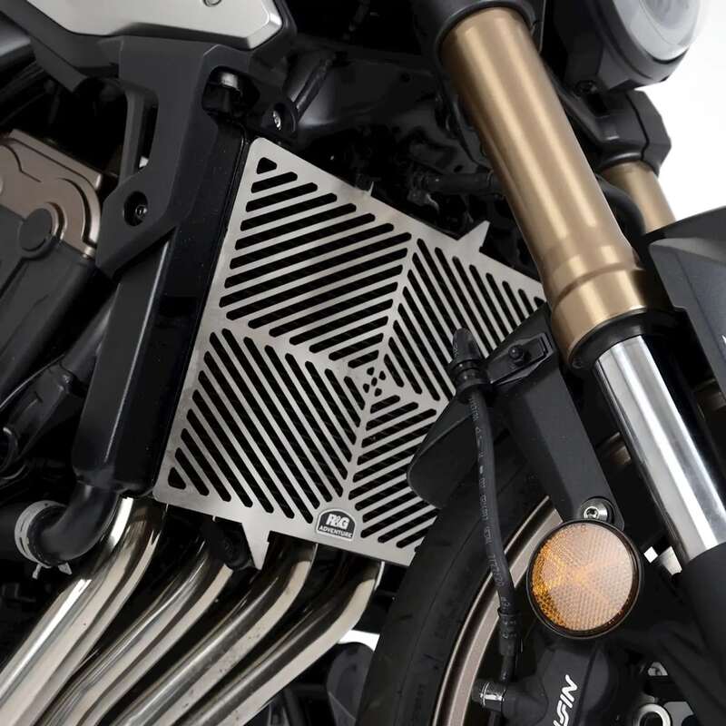 Protector de radiador R&G RACING - acero inoxidable