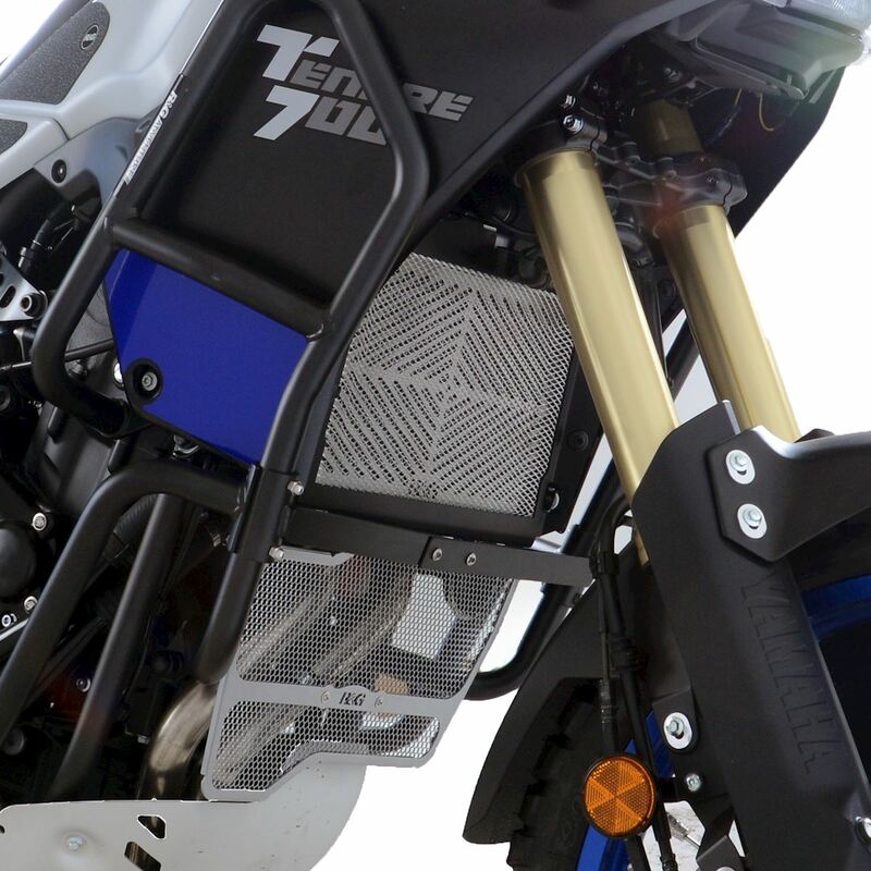 Protector de radiador R&G RACING - acero inoxidable