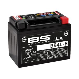 Batería BS Battery BB4L-B AGM activada de fábrica 12V (equivale a YB4L-B)