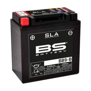 Batería BS Battery BB9-B AGM activada de fábrica 12V (equivale a YB9-B)