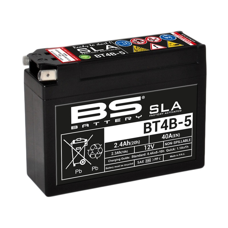 Batería BS Battery BT4B-5 AGM activada de fábrica 12V