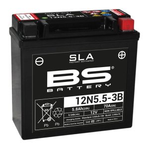 Batería BS Battery 12N5.5-3B AGM activada de fábrica 12V