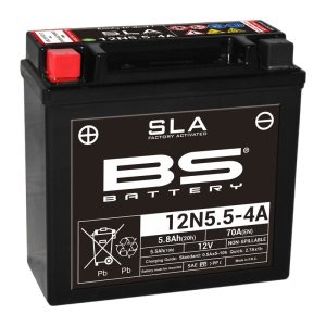 Batería BS Battery 12N5.5-4A / 4B AGM activada de fábrica 12V