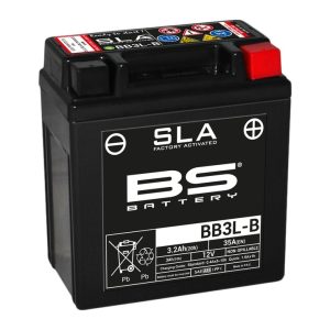 Batería BS Battery BB3L-B AGM activada de fábrica 12V (equivale a YB3L-B)