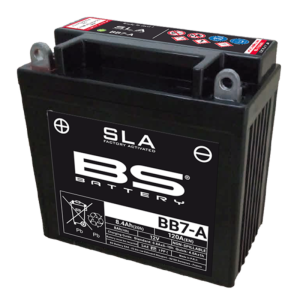 Batería BS Battery BB7-A AGM activada de fábrica 12V (equivale a YB7-A)