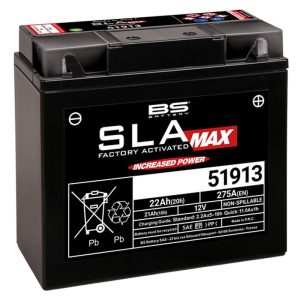 Batería BS Battery 51913 AGM activada de fábrica 12V