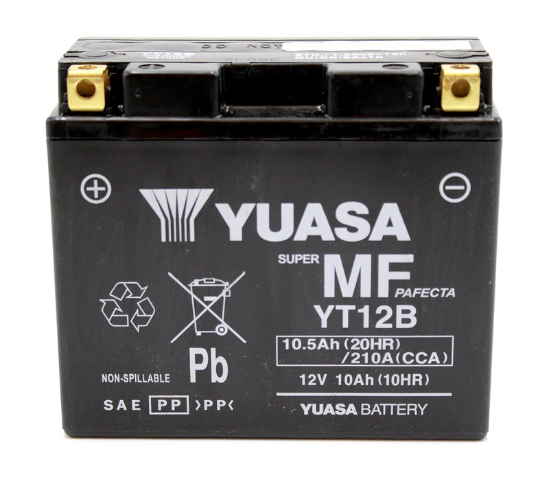Batería Yuasa YT12B AGM activada de fábrica 12V